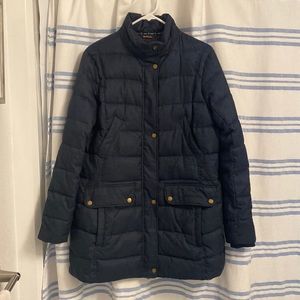 Women’s Barbour long quilted jacket